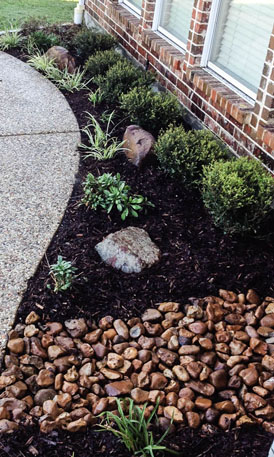 Flower Bed Installation Rowlett Texas